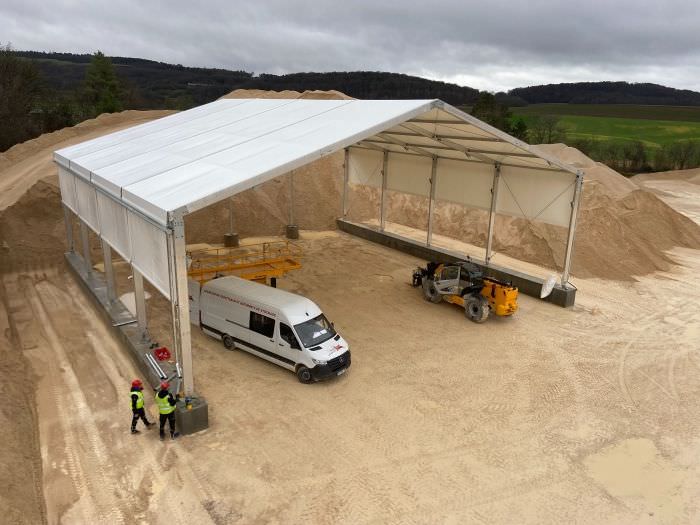 Image de Hall de stockage de sable