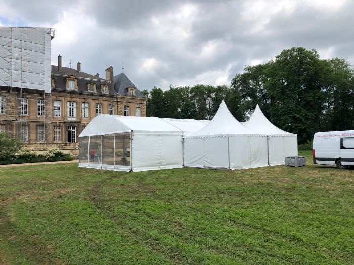 Image de Chapiteaux pour un apéritif de mariage