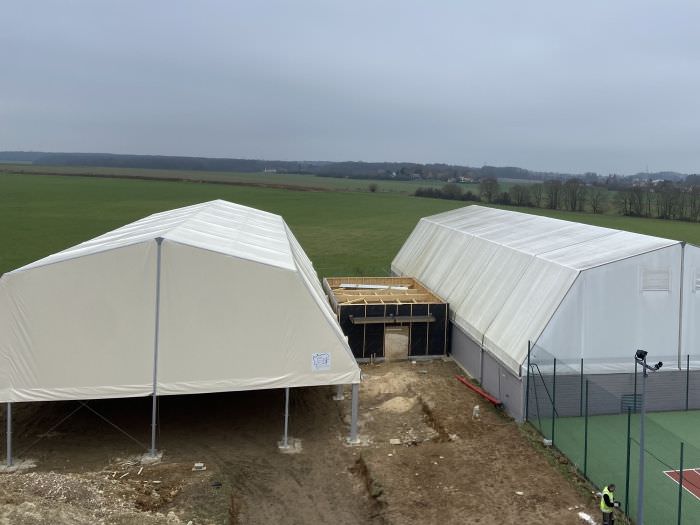Image de Création de courts de tennis indoor