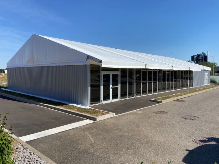 Extension surface de vente de supermarché Image de Extension surface de vente de supermarché