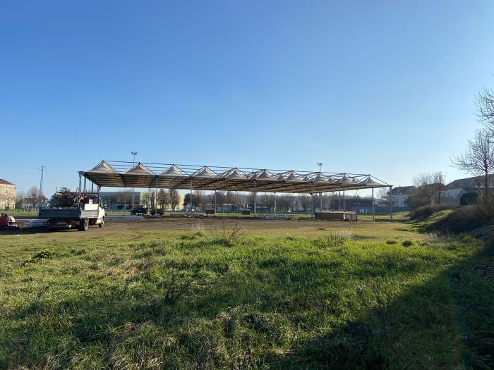 Image de Opération de démontage d'un bâtiment modulaire