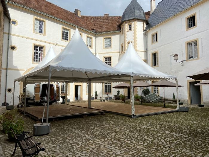 Image de Garden cottage pour un apéritif de mariage