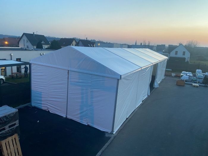 Création d'un bâtiment annexe pour vente en gros Image de Création d'un bâtiment annexe pour vente en gros