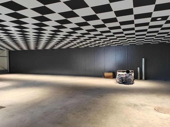 Image de Construction d'un faux plafond dans un de nos bâtiments