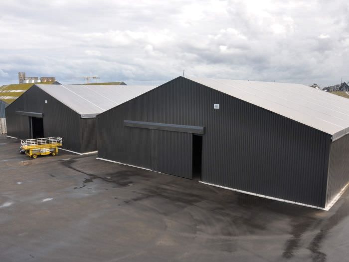 Image de Construction d'un hall de stockage en Bretagne